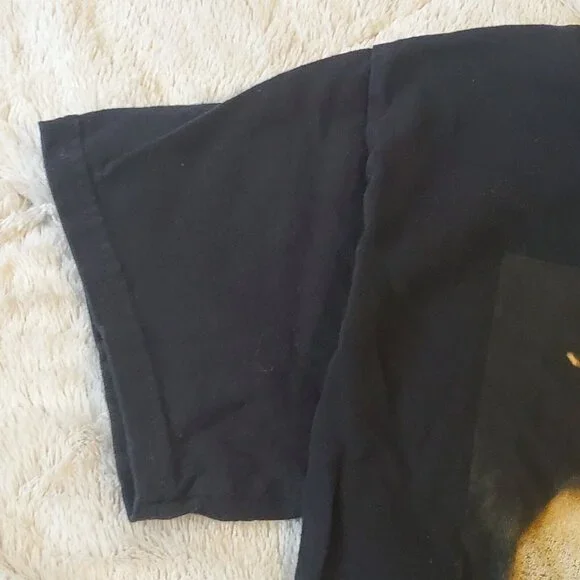 Ariana Grande Official World Tour Merch Side Photo Black T-Shirt Size Medium - Picture 5 of 10